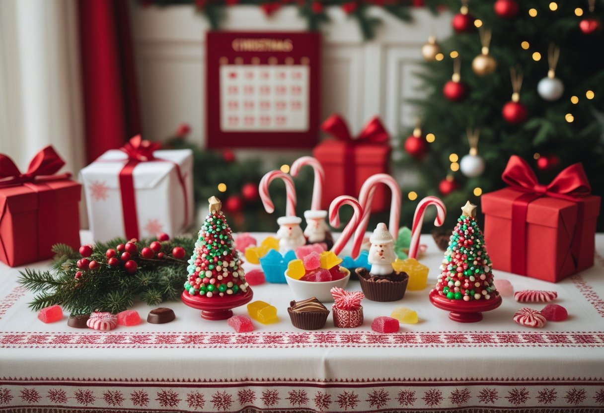 Sådan skaber du den perfekte julestemning med juleduge og slik julekalender tilbud