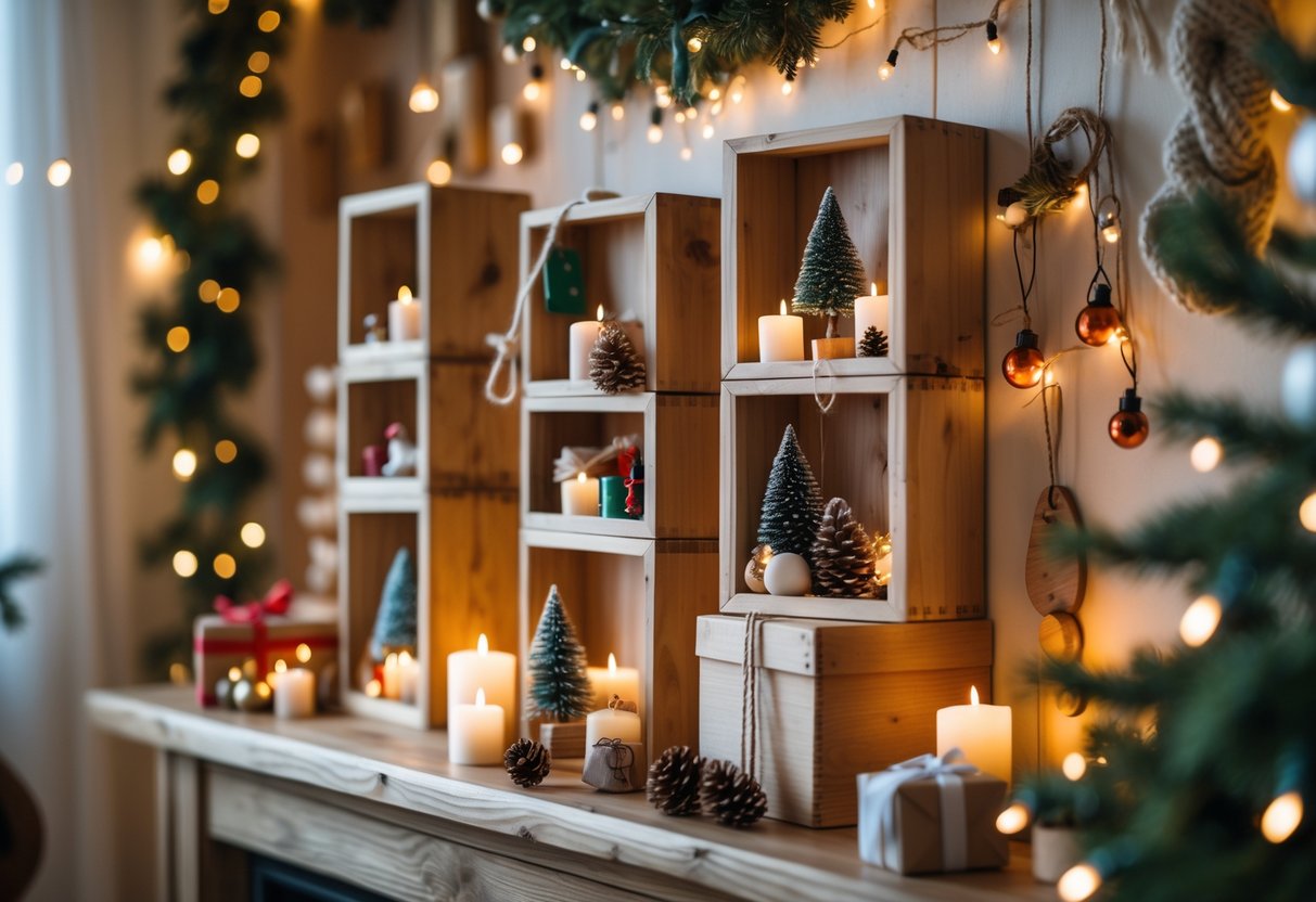 Sådan skaber du en hyggelig julestemning med sættekasser lavet af træ